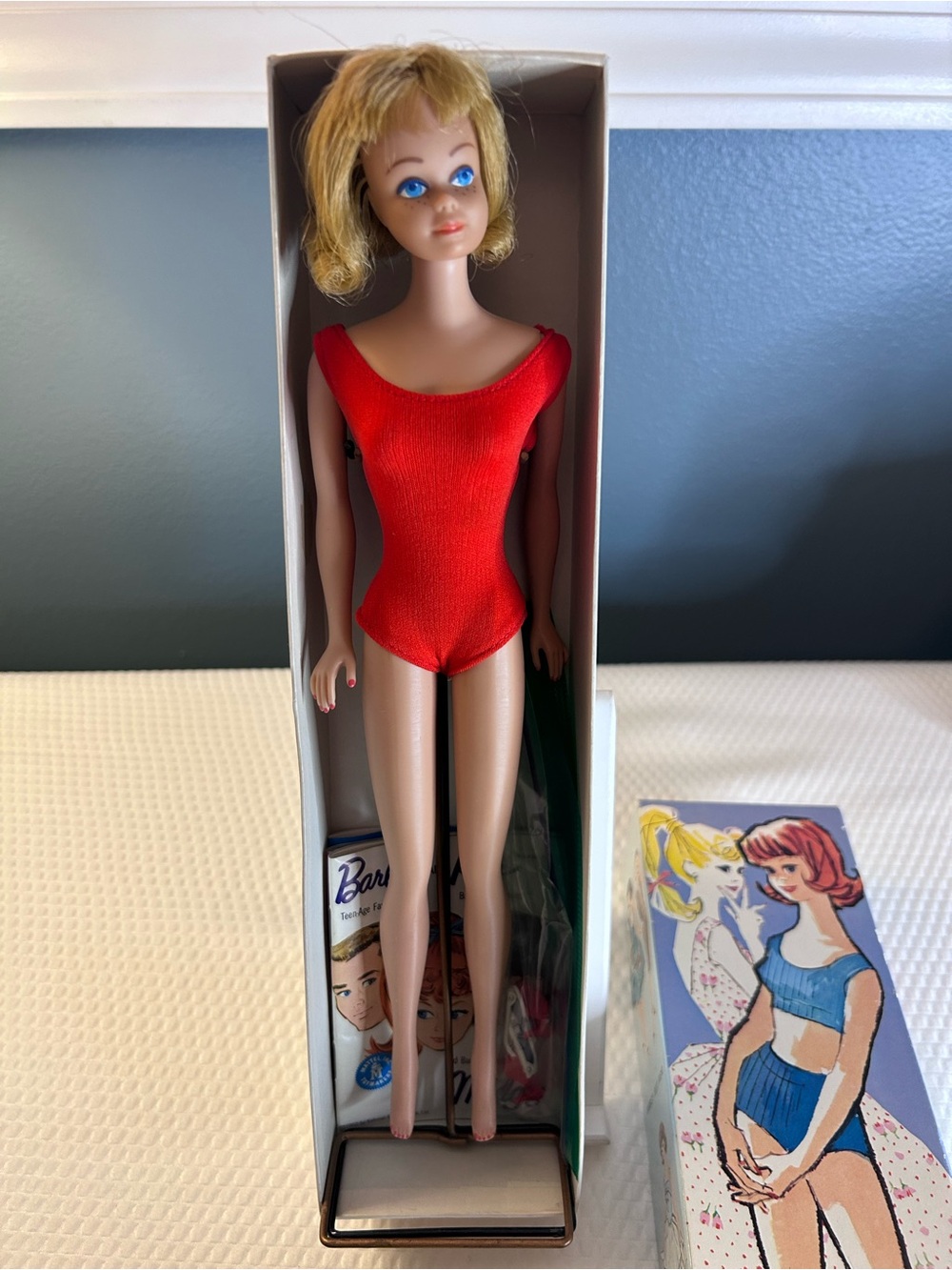 Vintage 1960s Midge #860 Barbie’s Best Friend Mattel Doll w/ Original Box